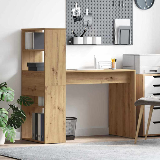vidaXL Γραφείο Artisan Oak Επεξεργασμένο Ξύλο 113 x 54 x 120 εκ.