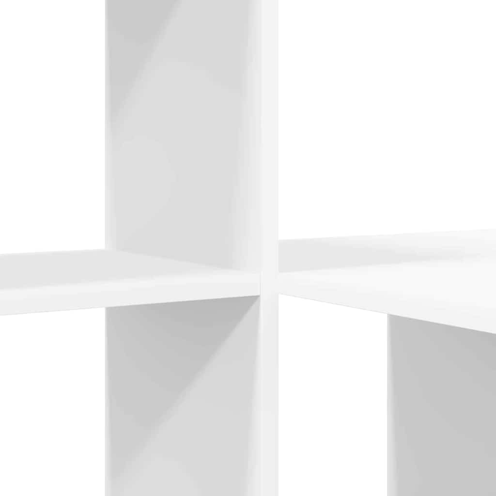 vidaXL Γραφείο με ράφι Λευκό 131.5 x 50 x 106.5 εκ. Επεξεργασμένο ξύλο