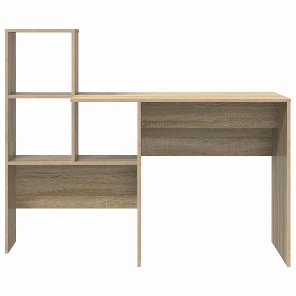 vidaXL Γραφείο Sonoma Δρυς 131.5 x 50 x 106.5 εκ. Επεξεργασμένο ξύλο