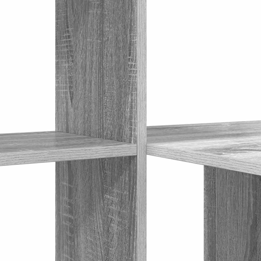 vidaXL Γραφείο Γκρι sonoma 131.5 x 50 x 106.5 εκ. Επεξεργασμένο ξύλο