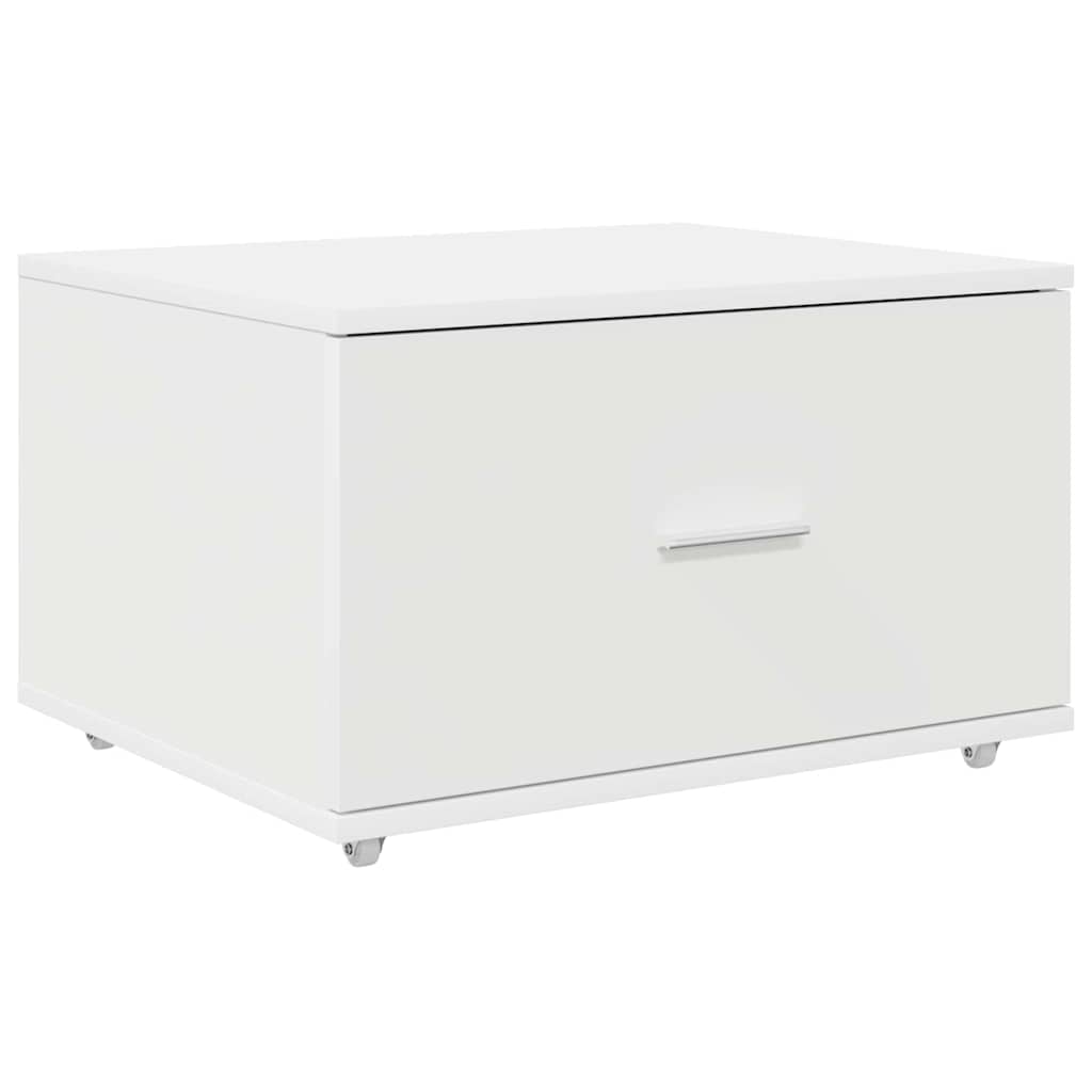 vidaXL Ντουλάπι με Συρτάρια 55 x 45 x 31 εκ Λευκό