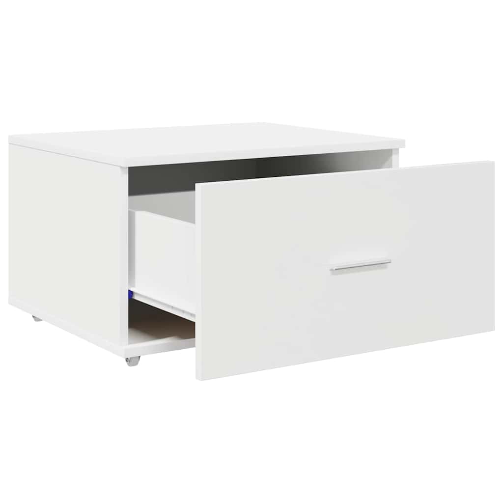 vidaXL Ντουλάπι με Συρτάρια 55 x 45 x 31 εκ Λευκό
