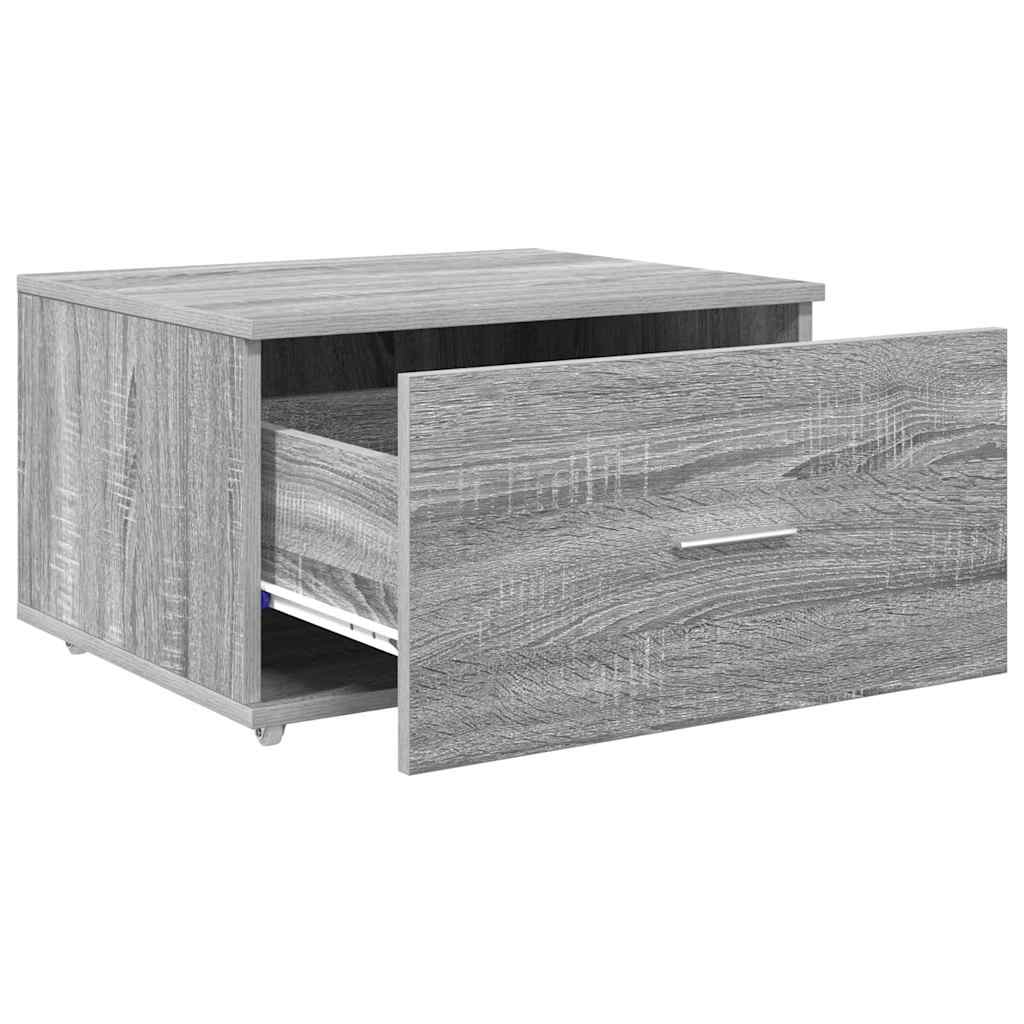 vidaXL Ντουλάπι με Συρτάρια 55 x 45 x 31 εκ Γκρίζο Σονομα