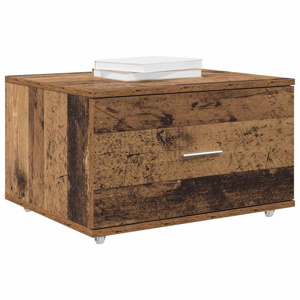 vidaXL Ντουλάπι με Συρτάρια 55 x 45 x 31 εκ Παλιό ξύλο