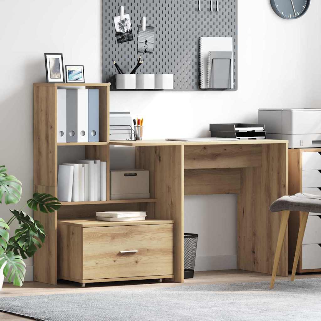 vidaXL Ντουλάπι με Συρτάρια 55 x 45 x 31 εκ Artisan Oak