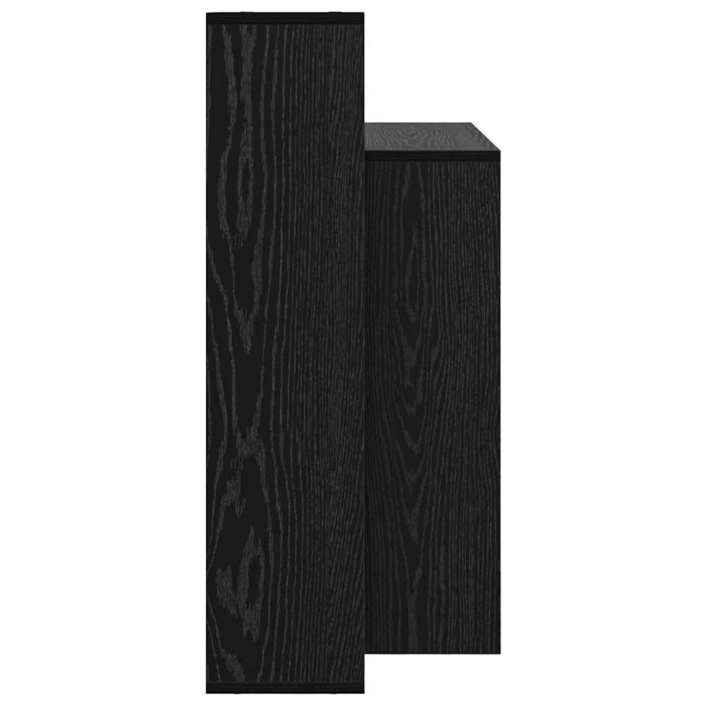 vidaXL Γραφείο με ράφι Μαύρη δρυς 100 x 40 x 90 cm Επεξεργασμένο ξύλο