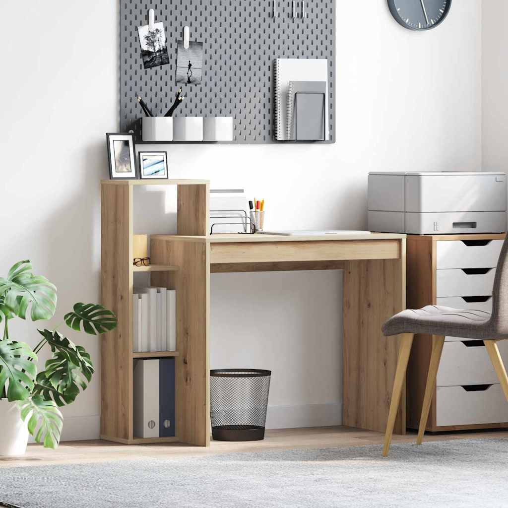 vidaXL Γραφείο artisan δρυς 100 x 40 x 90 cm Επεξεργασμένο ξύλο