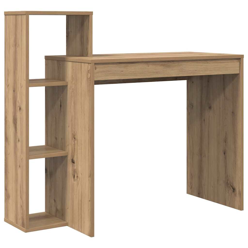 vidaXL Γραφείο artisan δρυς 100 x 40 x 90 cm Επεξεργασμένο ξύλο