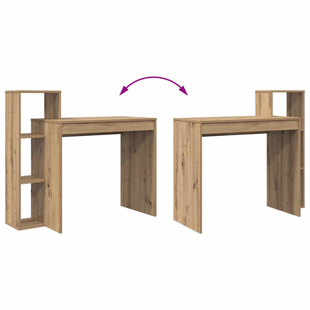 vidaXL Γραφείο artisan δρυς 100 x 40 x 90 cm Επεξεργασμένο ξύλο