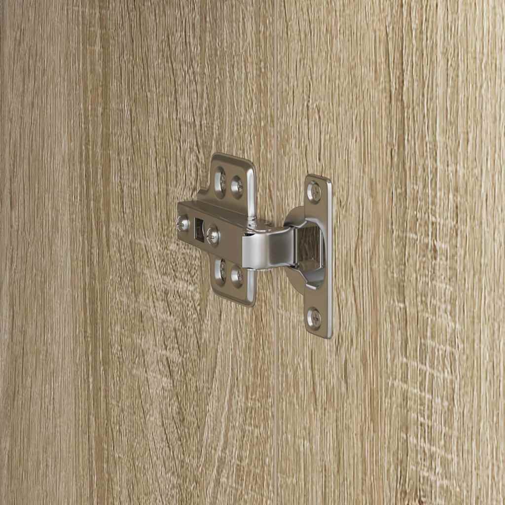 vidaXL Ψηλό Ντουλάπι Sonoma Δρυς 35 x 39 x 168 εκ Επεξεργασμένο ξύλο