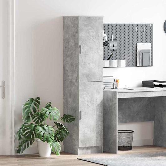 vidaXL Highboard Σκυρόδεμα Γκρι 35 x 39 x 168 εκ.