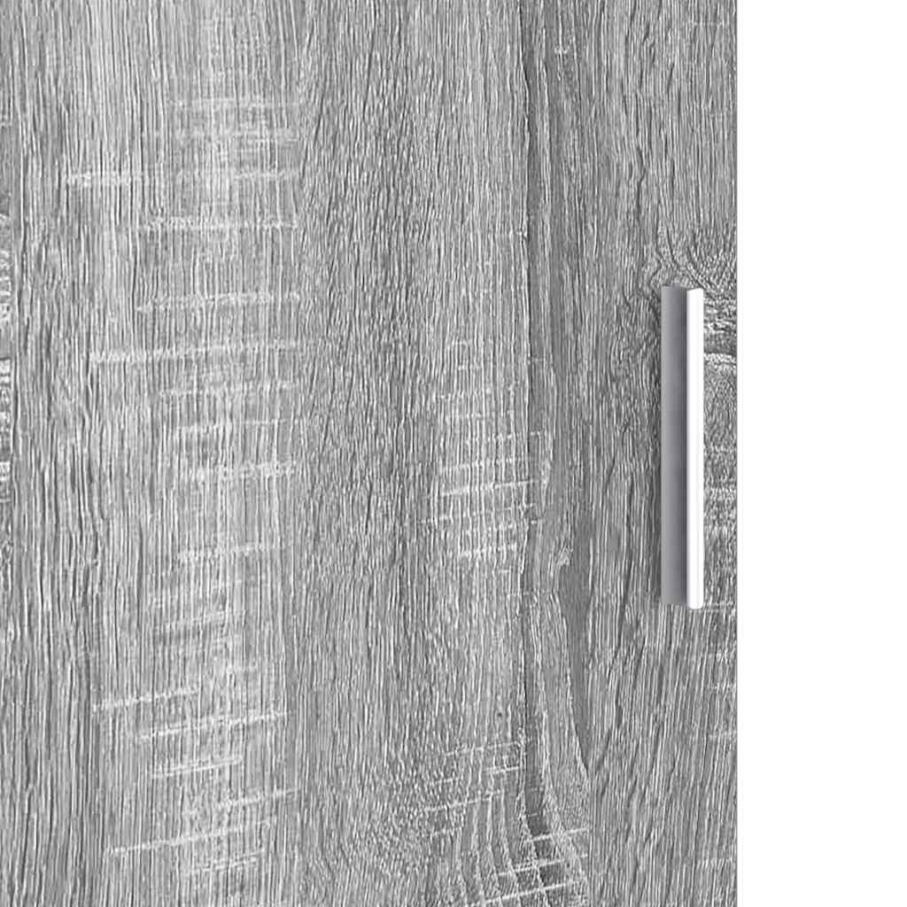 vidaXL Ψηλό Ντουλάπι Γκρι sonoma 35 x 39 x 168 εκ Επεξεργασμένο ξύλο