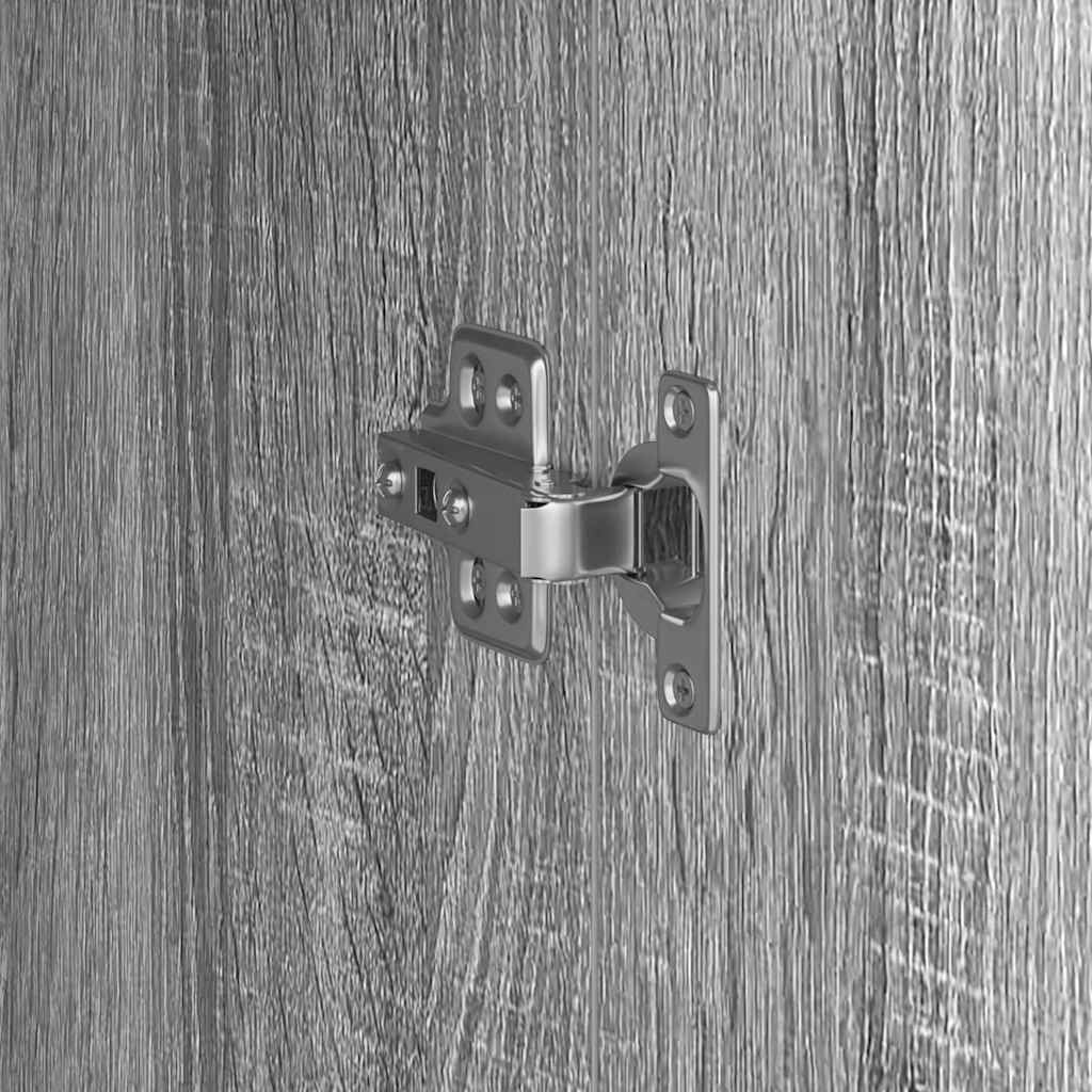 vidaXL Ψηλό Ντουλάπι Γκρι sonoma 35 x 39 x 168 εκ Επεξεργασμένο ξύλο