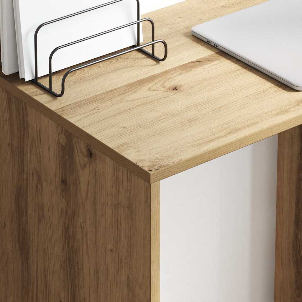 vidaXL Γραφείο artisan δρυς 78.5 x 37 x 154.5 εκ Επεξεργασμένο ξύλο