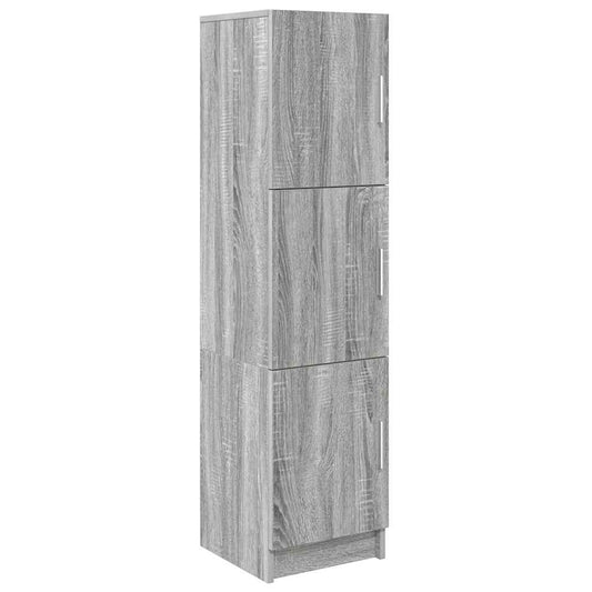 vidaXL Highboard Γκρίζο Σονομα 31.5 x 32 x 122.5 εκ