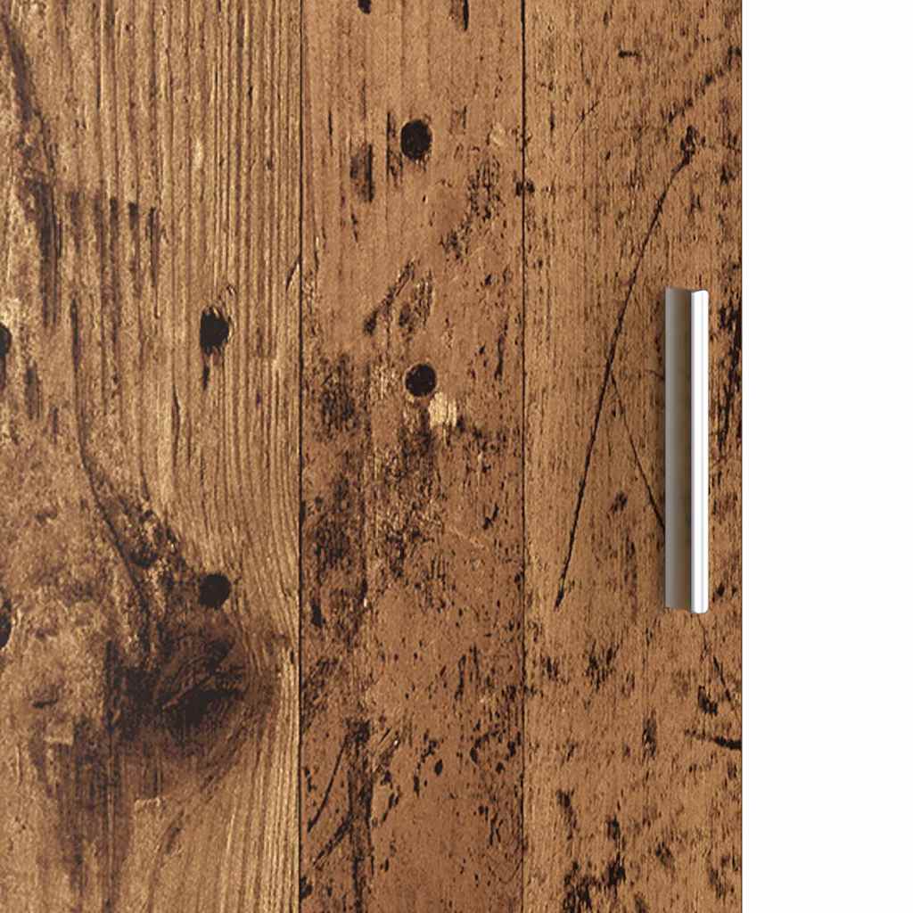 vidaXL Highboard Παλιό ξύλο 31.5 x 32 x 122.5 εκ