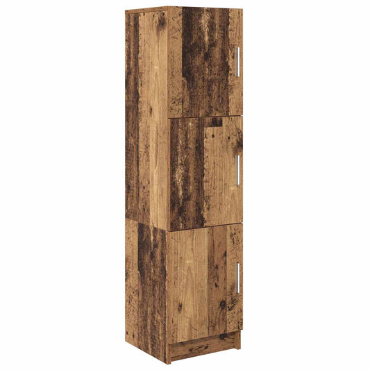 vidaXL Highboard Παλιό ξύλο 31.5 x 32 x 122.5 εκ