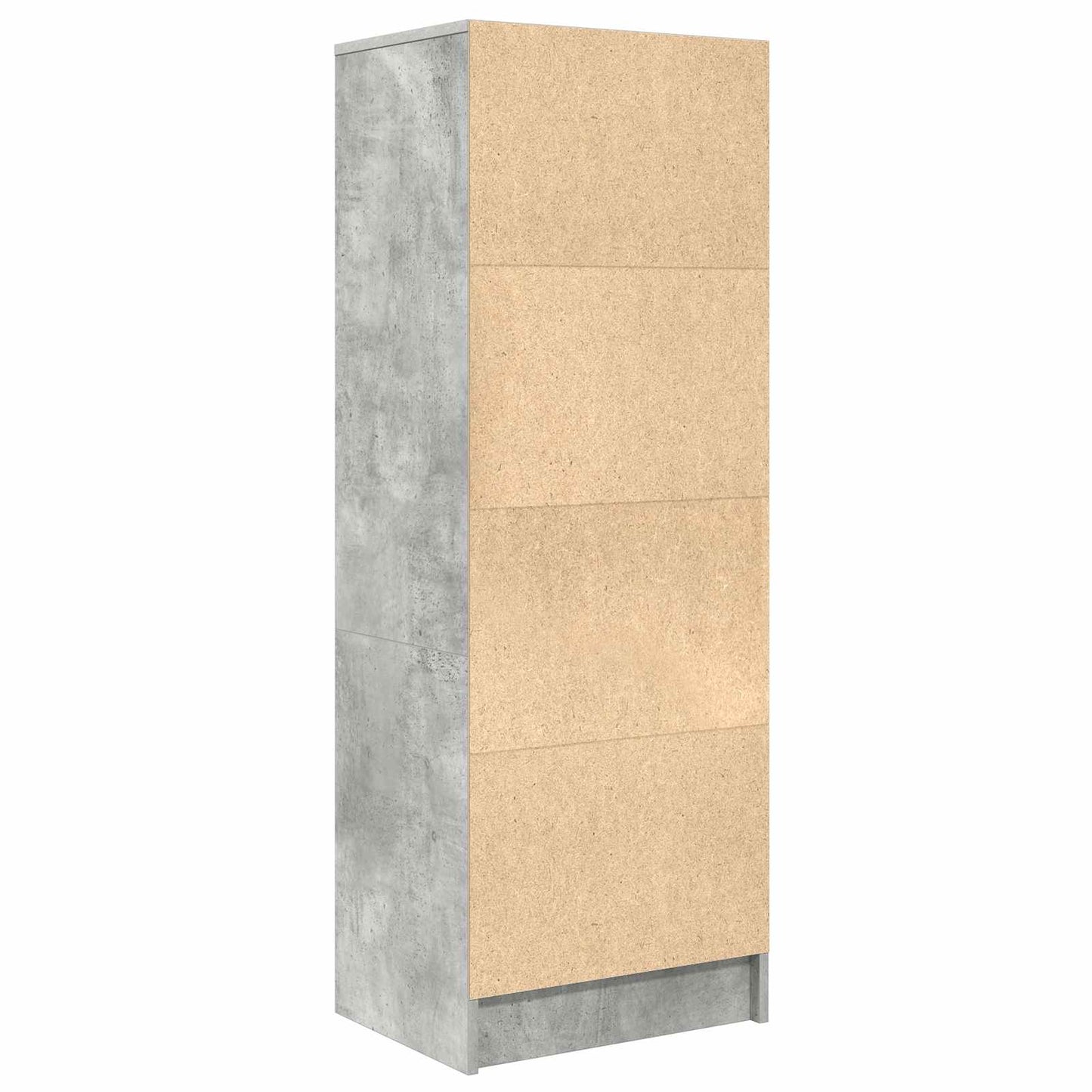 vidaXL Highboard με συρτάρι Σκυρόδεμα Γκρι 45,5 x 34 x 127 εκ