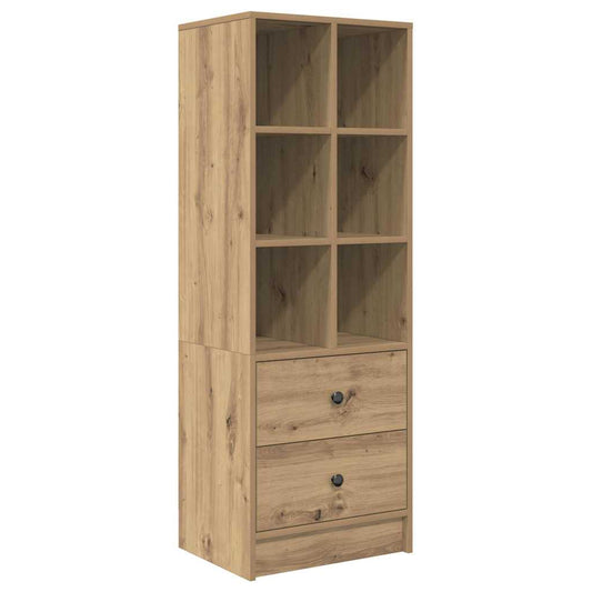 vidaXL Highboard artisan δρυς 45.5 x 34 x 127 εκ Επεξεργασμένο ξύλο