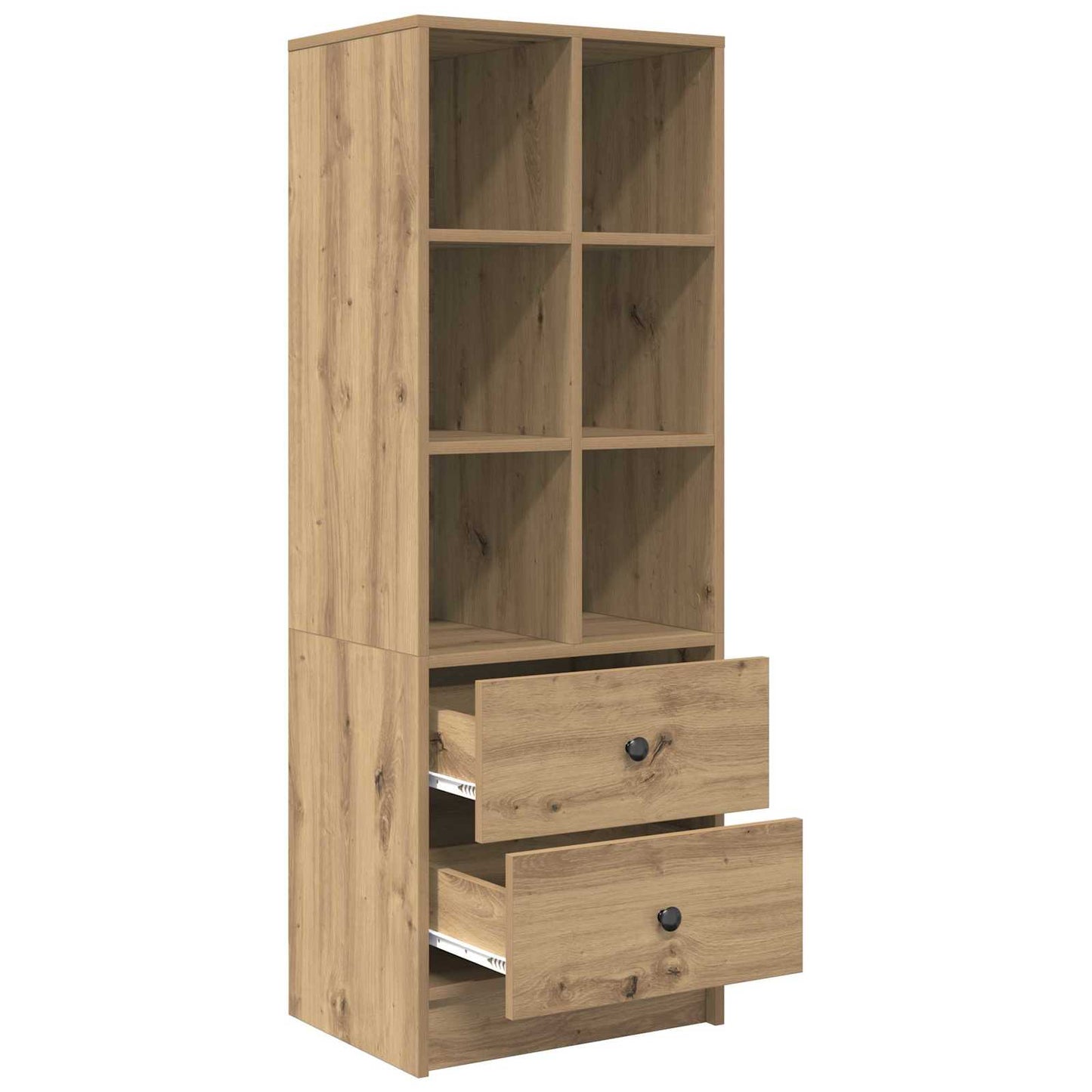 vidaXL Highboard με συρτάρι Artisan Oak 45,5 x 34 x 127 εκ