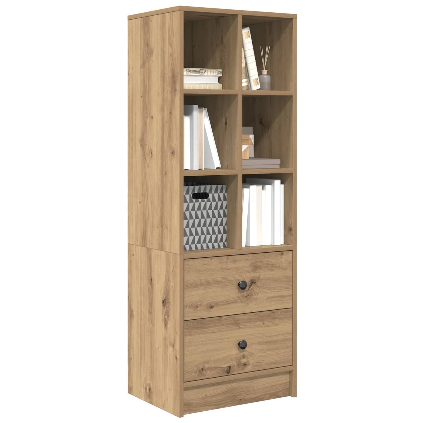 vidaXL Highboard με συρτάρι Artisan Oak 45,5 x 34 x 127 εκ