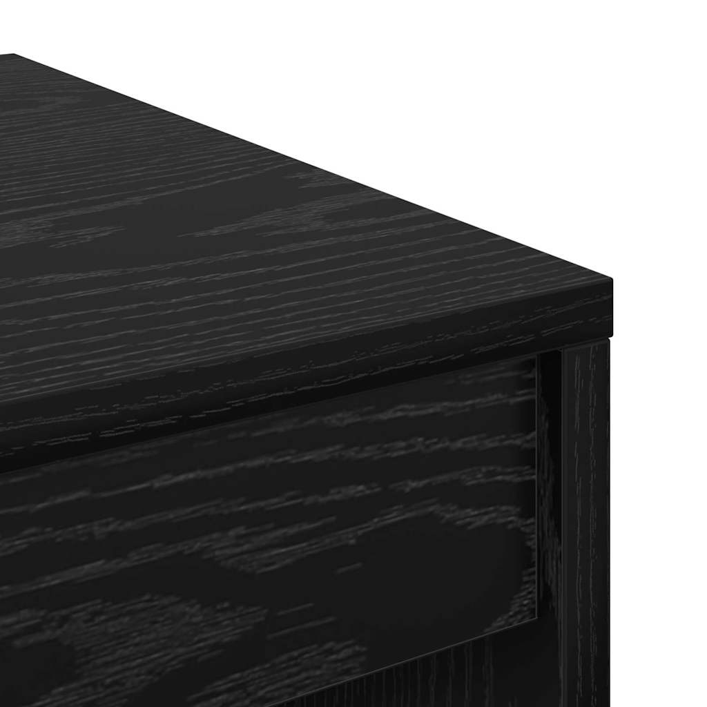 vidaXL Γραφείο Άλλο Μαύρη δρυς 60 x 40 x 76 εκ. Επεξεργασμένο ξύλο