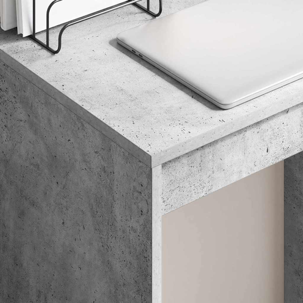 vidaXL Γραφείο Γκρι σκυροδέματος 60 x 40 x 76 εκ. Επεξεργασμένο ξύλο