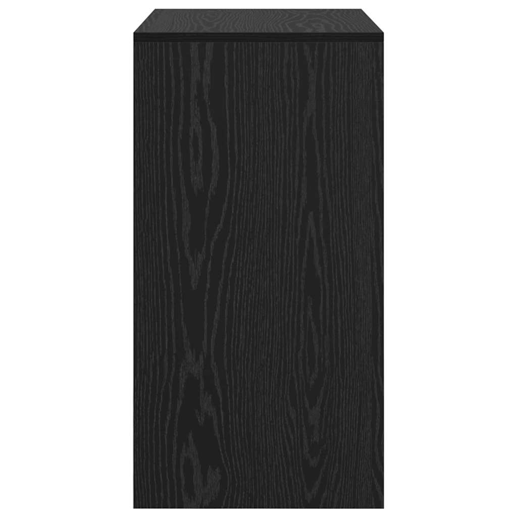 vidaXL Γραφείο Άλλο Μαύρη δρυς 70 x 40 x 76 εκ. Επεξεργασμένο ξύλο
