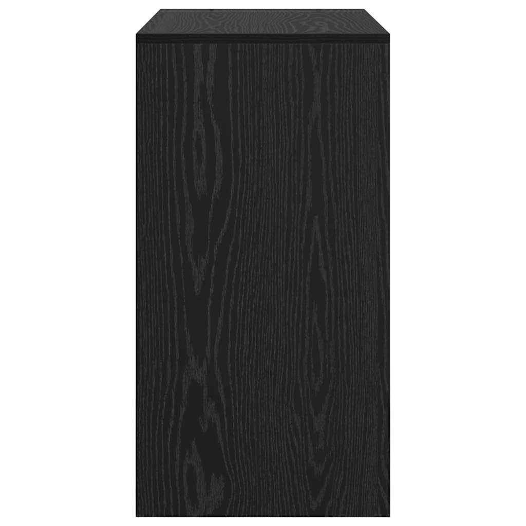 vidaXL Γραφείο Άλλο Μαύρη δρυς 80 x 40 x 76 εκ. Επεξεργασμένο ξύλο