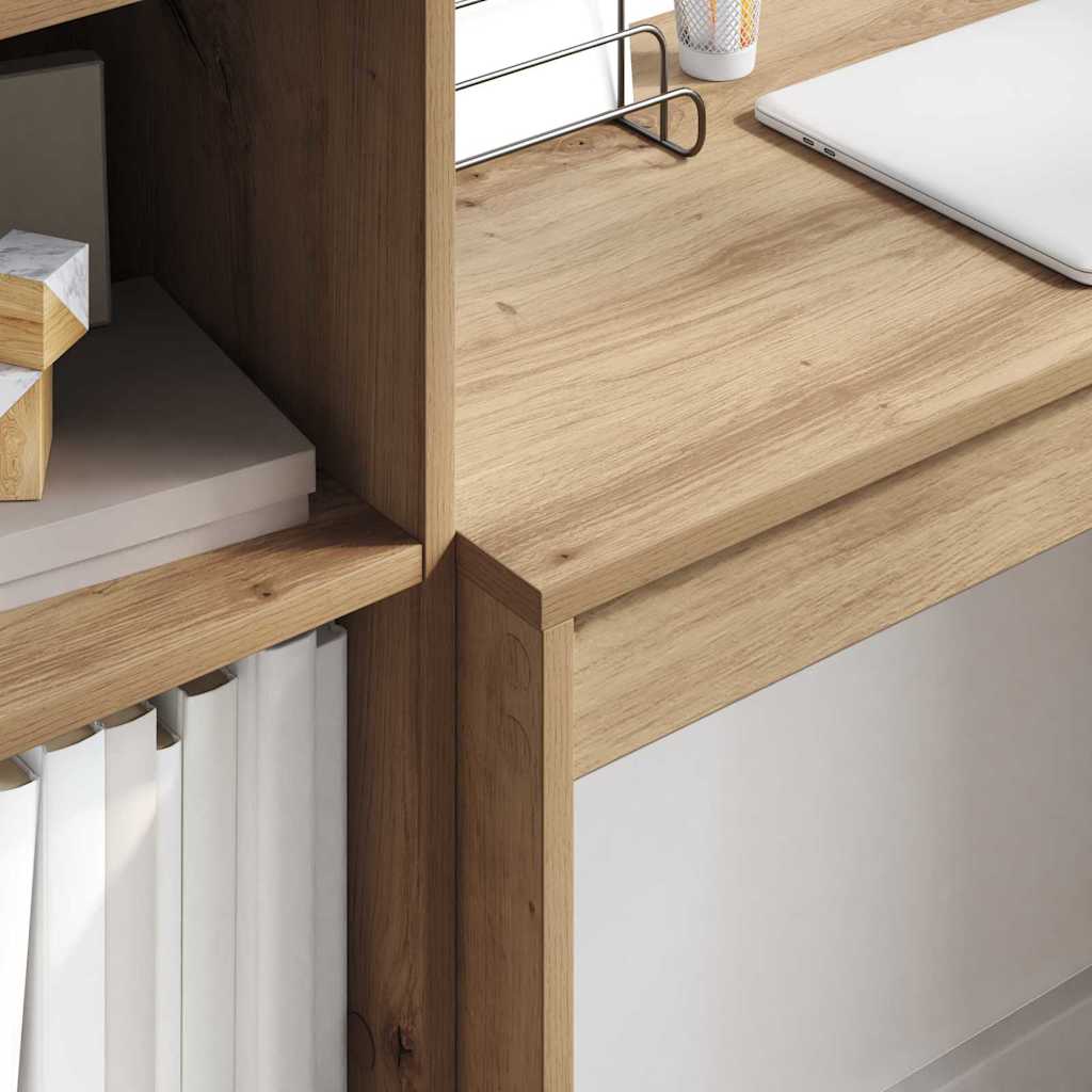 vidaXL Γραφείο Άλλο artisan δρυς 80 x 40 x 76 εκ. Επεξεργασμένο ξύλο