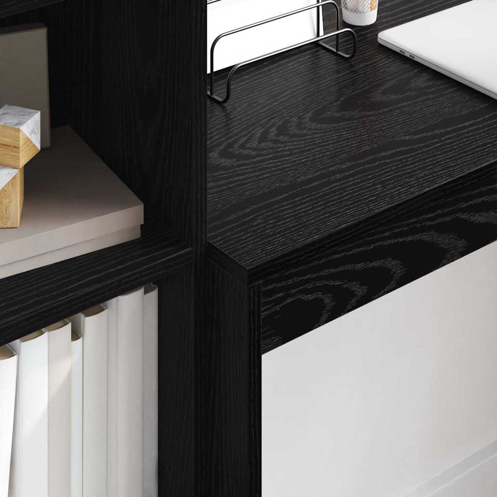 vidaXL Γραφείο Άλλο Μαύρη δρυς 100 x 40 x 76 εκ. Επεξεργασμένο ξύλο