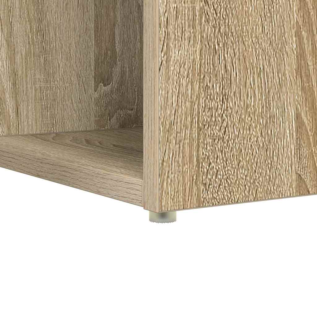 vidaXL Γραφείο Sonoma Δρυς 108 x 55 x 103.5 εκ Επεξεργασμένο ξύλο