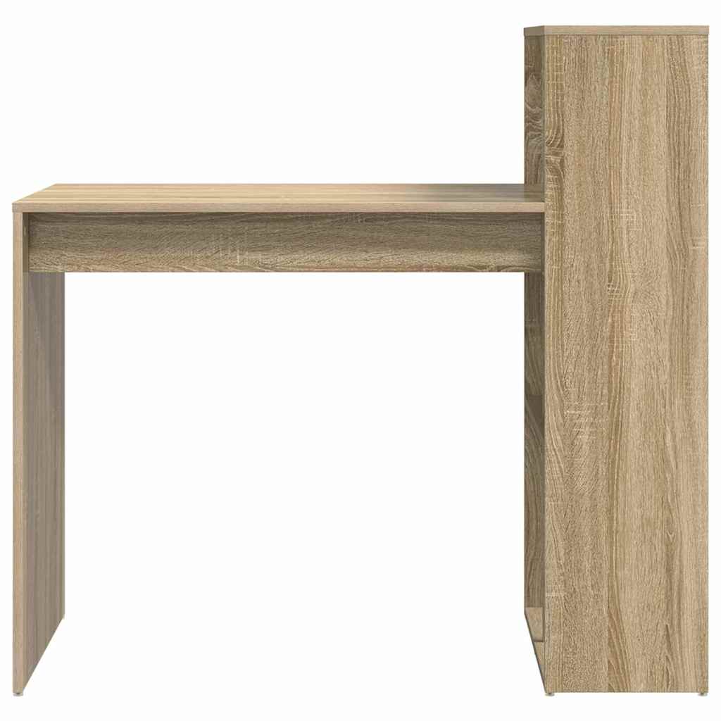 vidaXL Γραφείο Sonoma Δρυς 108 x 55 x 103.5 εκ Επεξεργασμένο ξύλο