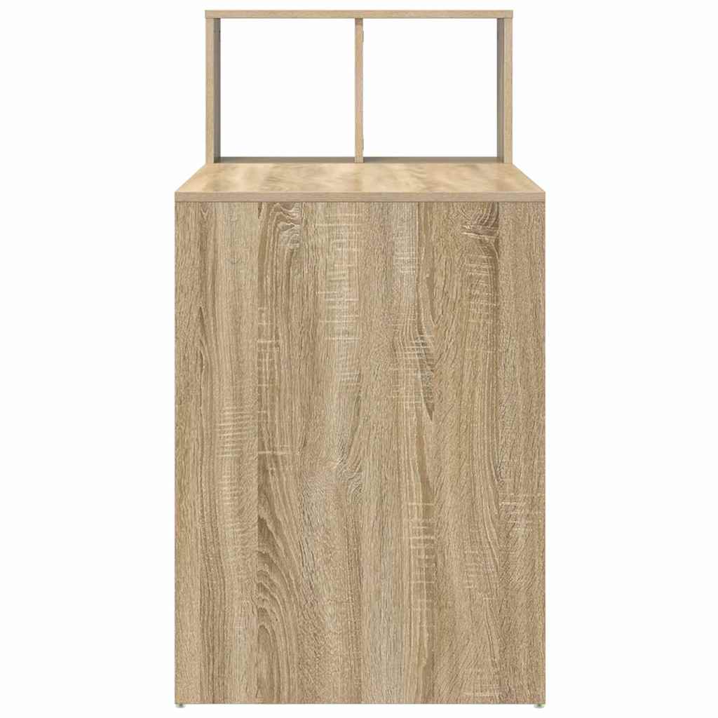 vidaXL Γραφείο Sonoma Δρυς 108 x 55 x 103.5 εκ Επεξεργασμένο ξύλο