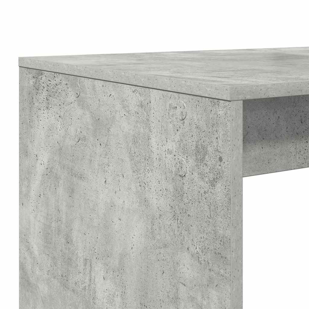 vidaXL Γραφείο Σκυρόδεμα Γκρι 108 x 55 x 103.5 εκ Επεξεργασμένο ξύλο