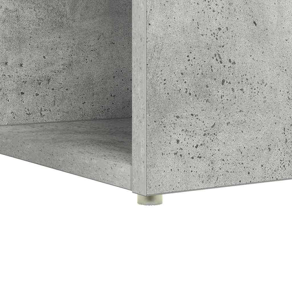 vidaXL Γραφείο Σκυρόδεμα Γκρι 108 x 55 x 103.5 εκ Επεξεργασμένο ξύλο