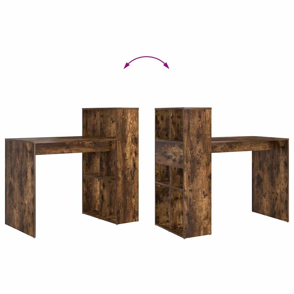 vidaXL Γραφείο Καπνιστή δρυς 108 x 55 x 103.5 εκ Επεξεργασμένο ξύλο
