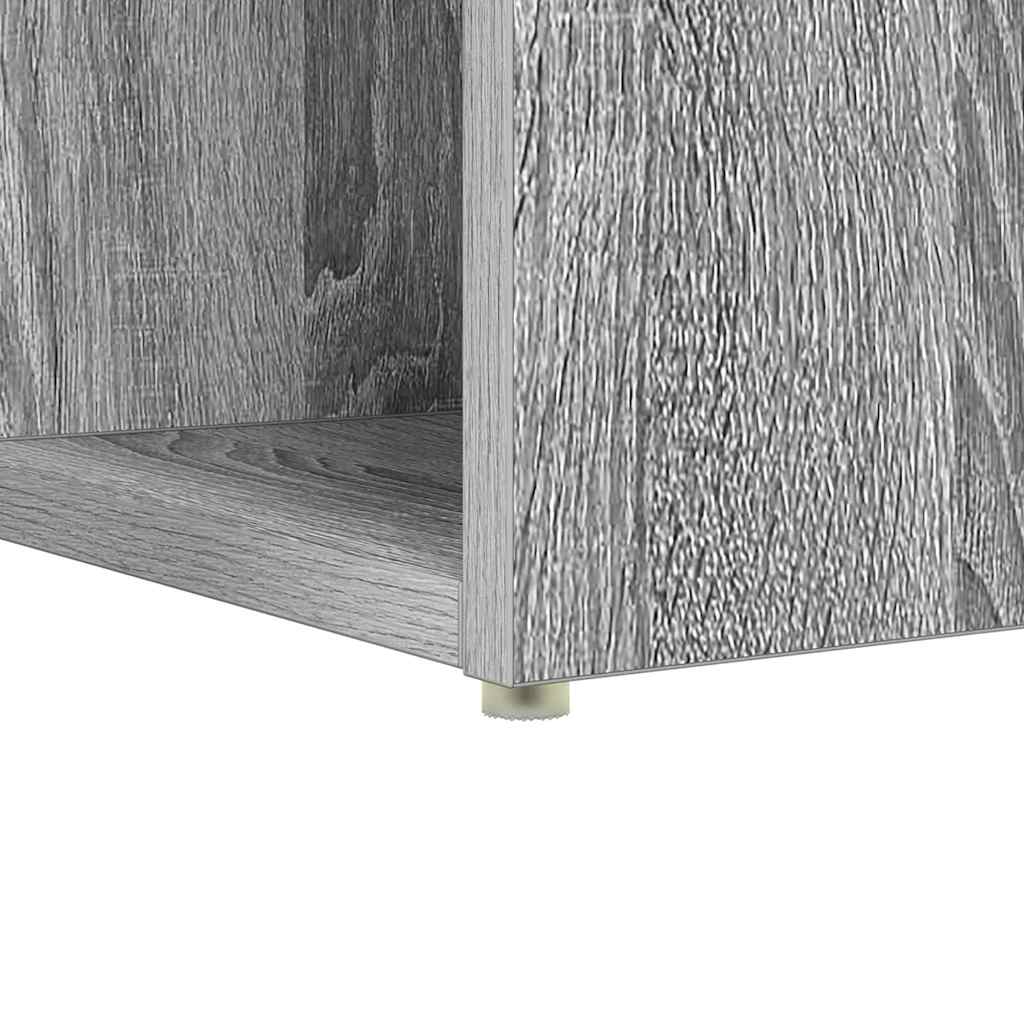 vidaXL Γραφείο Γκρίζο Σονομα 108 x 55 x 103.5 εκ Επεξεργασμένο ξύλο