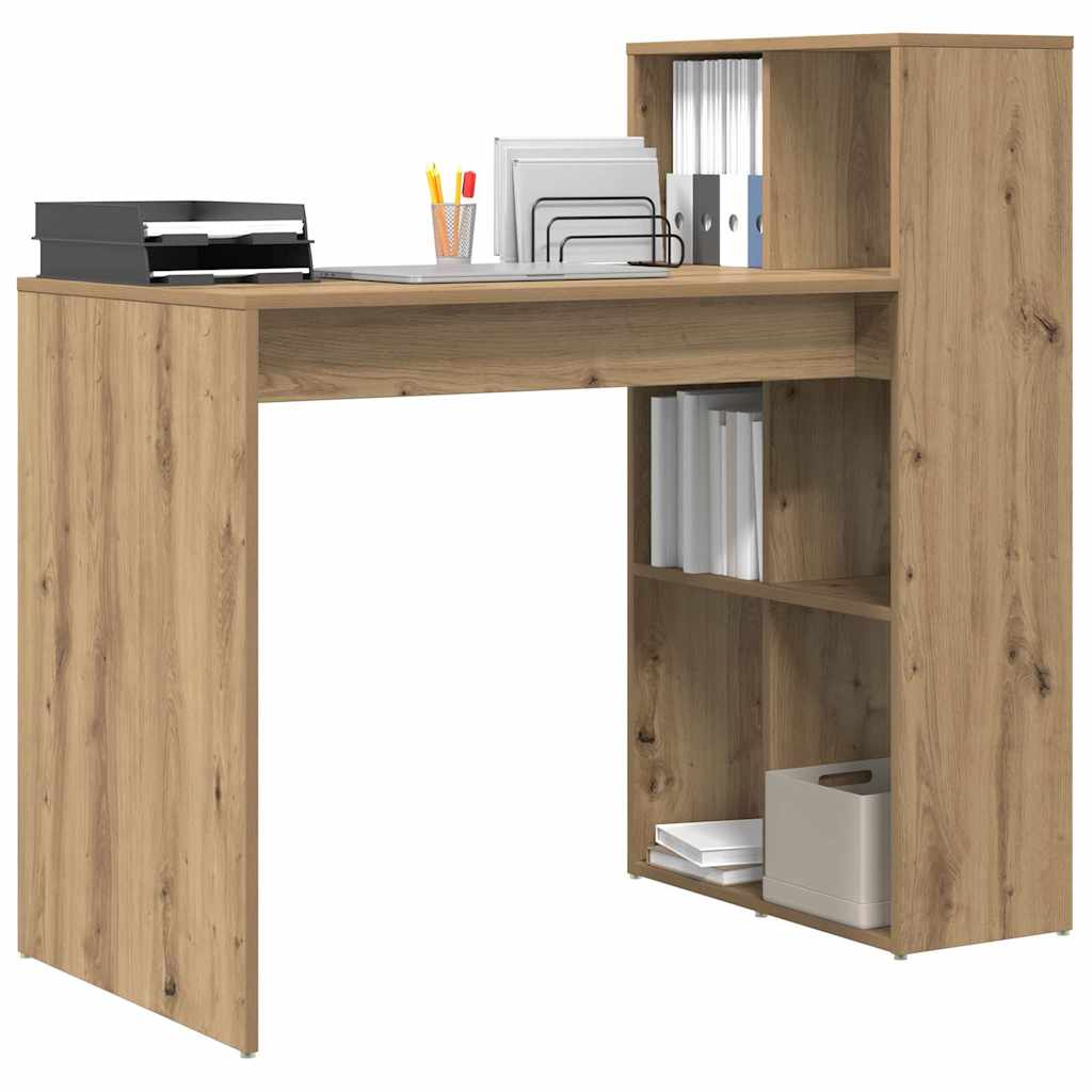 vidaXL Γραφείο Artisan Oak 108 x 55 x 103.5 εκ Επεξεργασμένο ξύλο