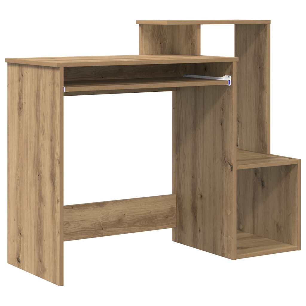 vidaXL Γραφείο Artisan Oak 106 x 40 x 88.5 εκ Επεξεργασμένο ξύλο