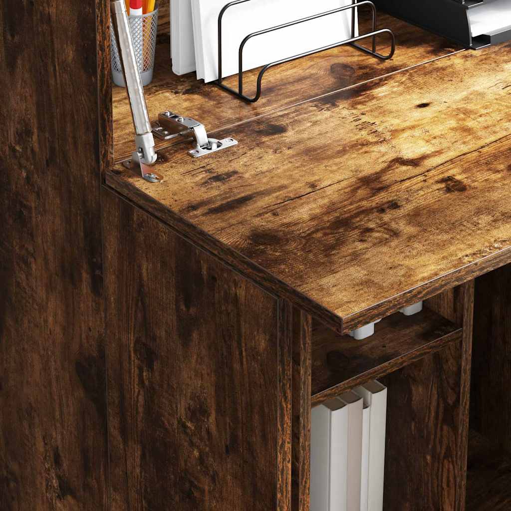 vidaXL Γραφείο Καπνιστή δρυς 71.5 x 31.5 x 106.5 εκ Επεξεργασμένο ξύλο