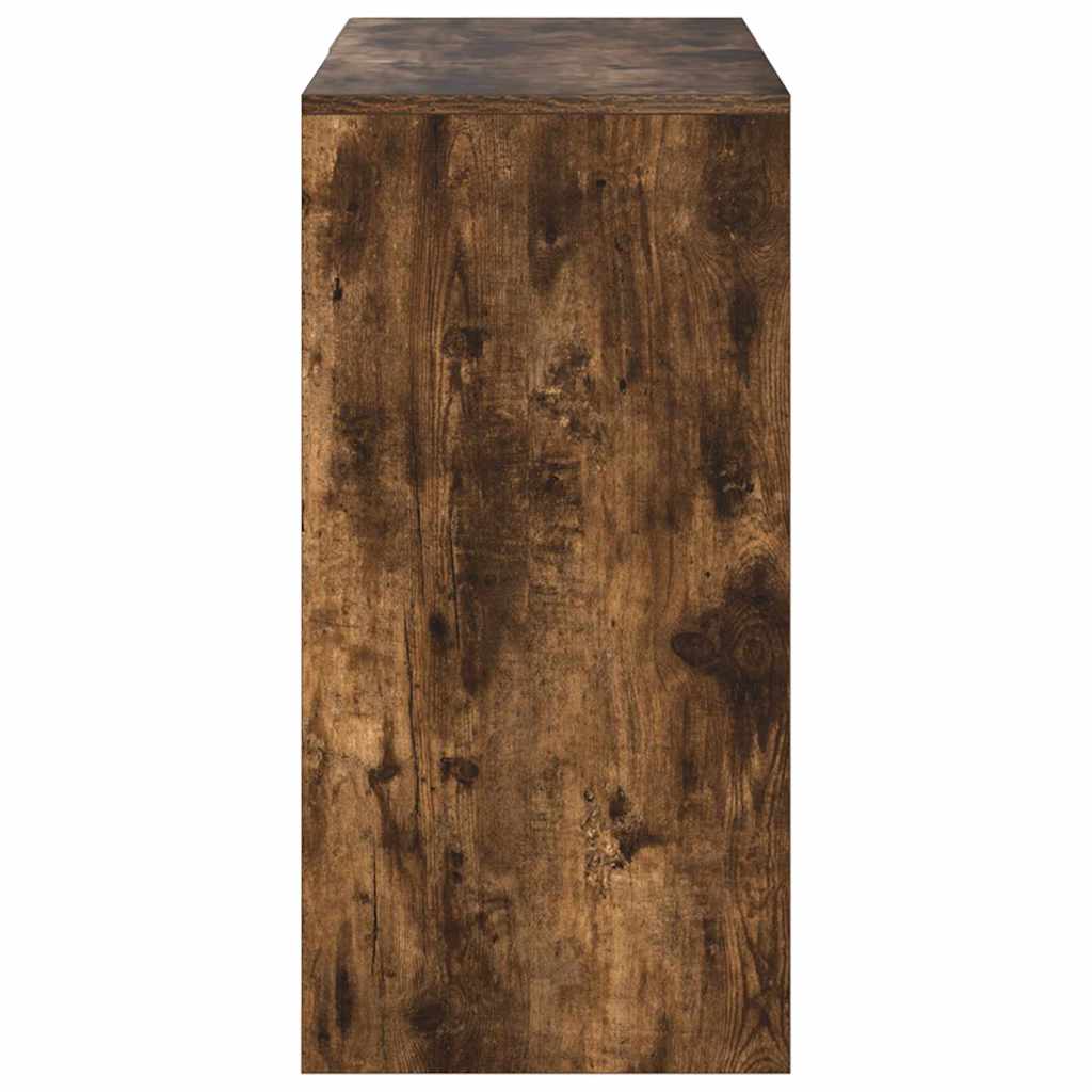 vidaXL Γραφείο Καπνιστό Δρύς 90 x 37.5 x 75 εκ Επεξεργασμένο ξύλο