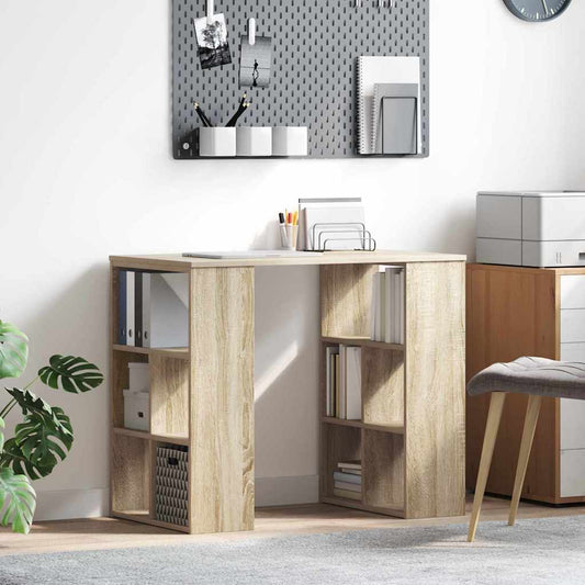 vidaXL Γραφείο Δρύς Sonoma Επεξεργασμένο Ξύλο 90 x 50 x 75 εκ.