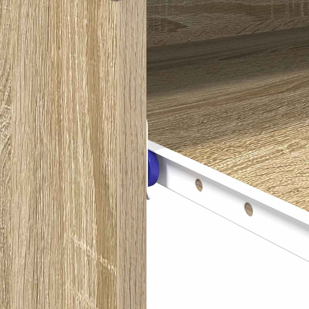 vidaXL Γραφείο Sonoma Δρυς 77,5 x 43 x 79 εκ Επεξεργασμένο ξύλο