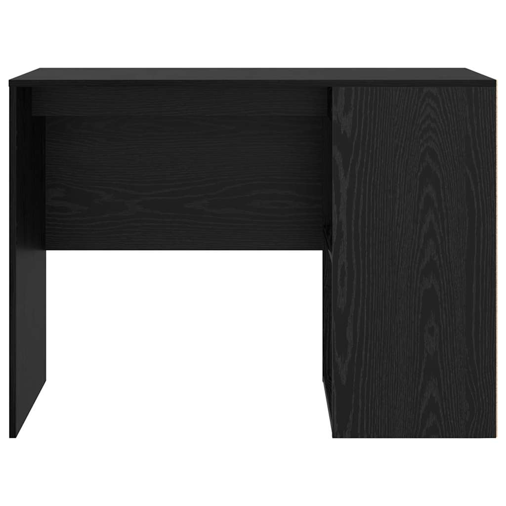 vidaXL Γραφείο με ράφι Μαύρη δρυς 102 x 50 x 75 εκ Επεξεργασμένο ξύλο