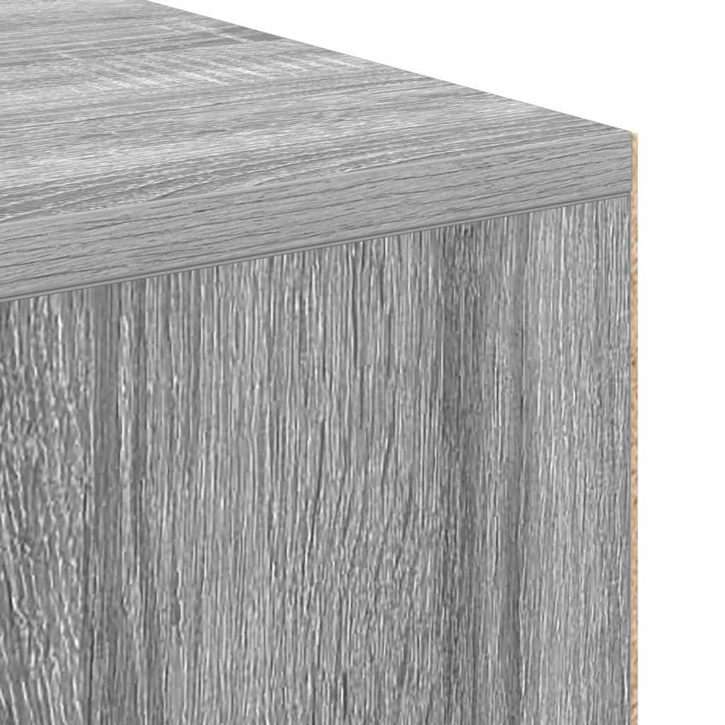 vidaXL Γραφείο Γκρίζο Σονομα 102 x 50 x 75 εκ Επεξεργασμένο ξύλο