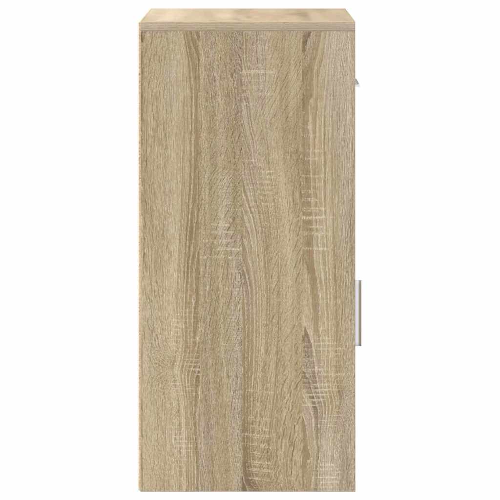 vidaXL Πλαϊνό γραφείο Sonoma Δρυς 38 x 34,5 x 75 εκ Επεξεργασμένο ξύλο