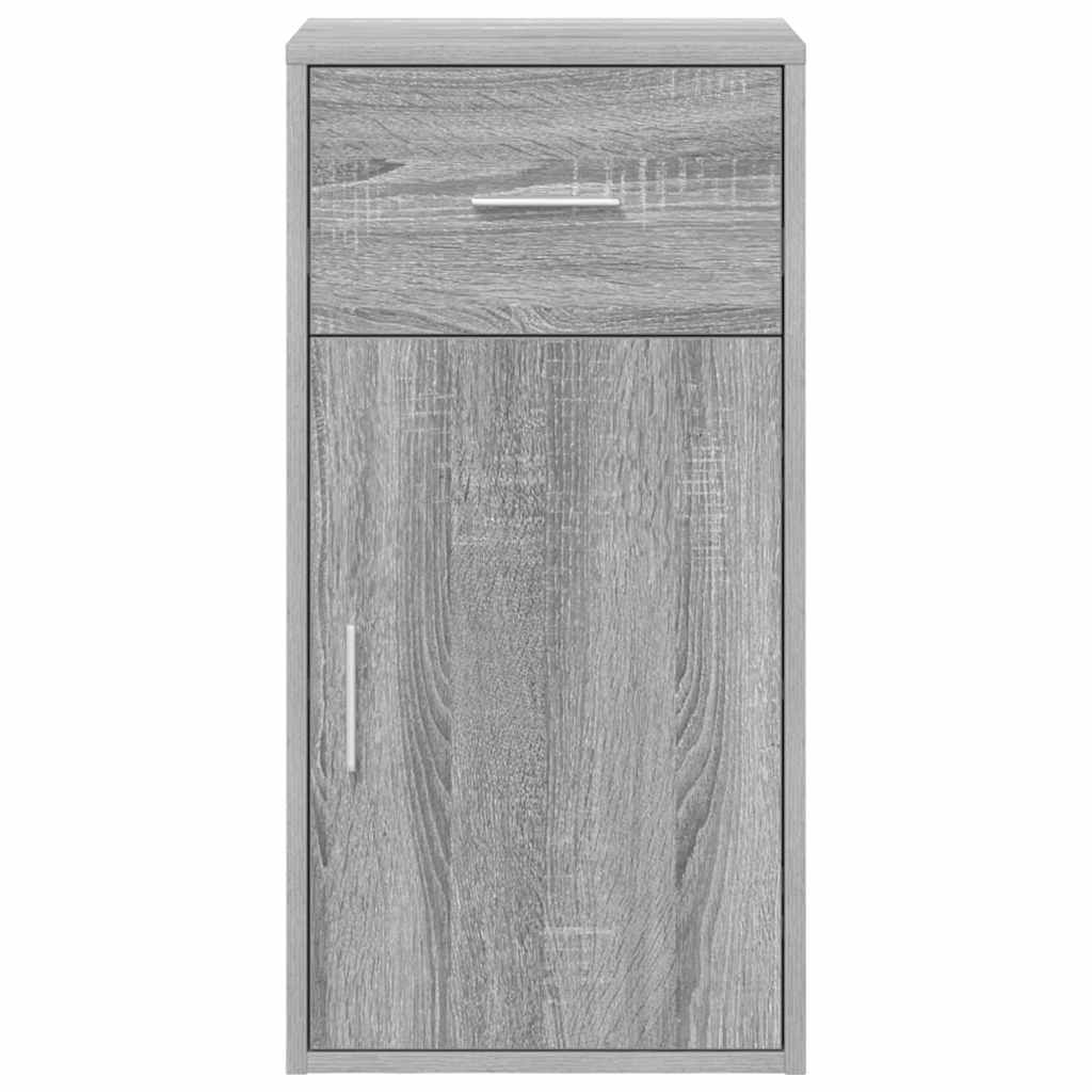 vidaXL Πλαϊνό γραφείο Γκρι sonoma 38 x 34,5 x 75 εκ Επεξεργασμένο ξύλο