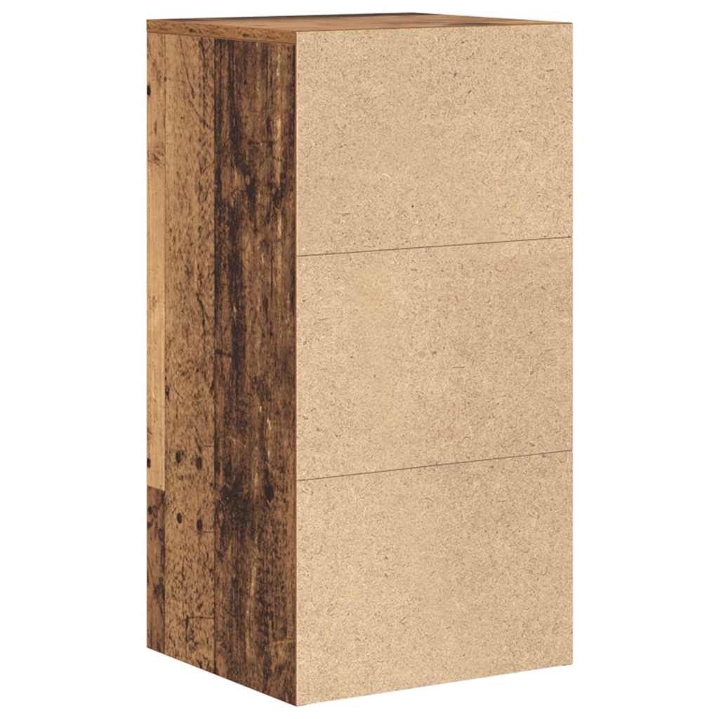 vidaXL Πλαϊνό γραφείο Παλαιό ξύλο 38 x 34,5 x 75 εκ Επεξεργασμένο ξύλο