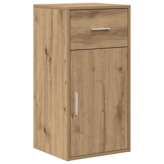 vidaXL Πλαϊνό γραφείο με συρτάρι Artisan Oak 38 x 34 x 75 εκ